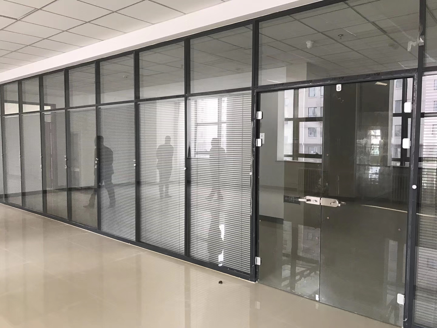 道里区感应门电动门 - 方案